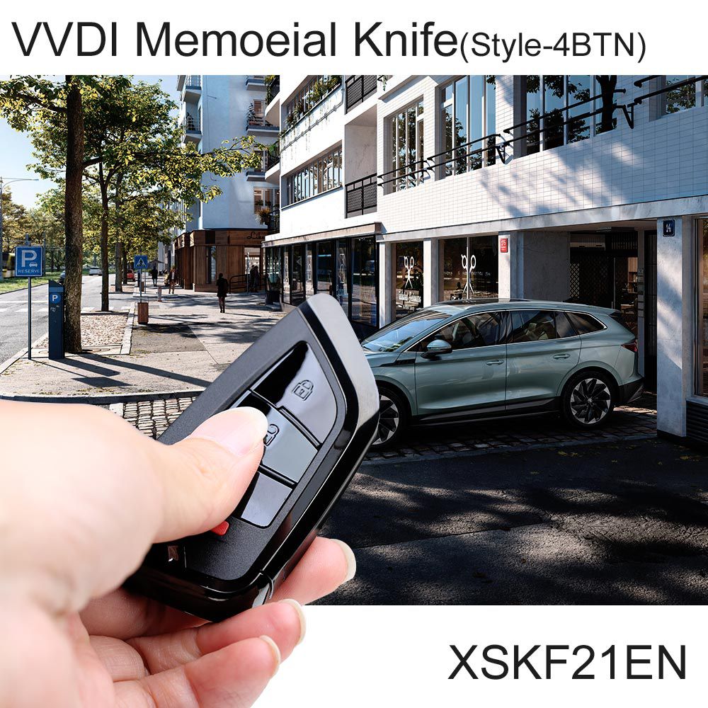 Xhorse XSKF21EN VVDI Memoeial Knife Style-4BTN 5pcs/lot