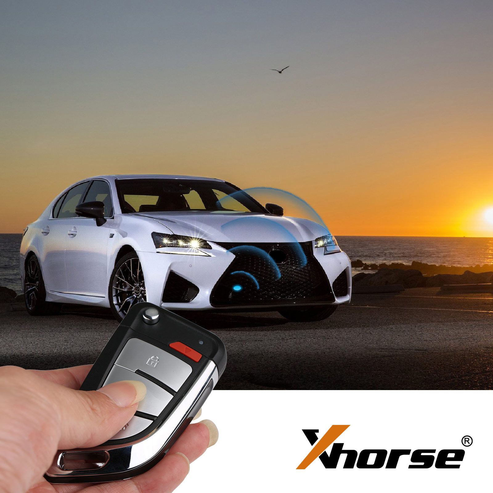 2023 Newest Xhorse XSKFF0EN Universal Remote Blade Shape Key 5pcs/lot