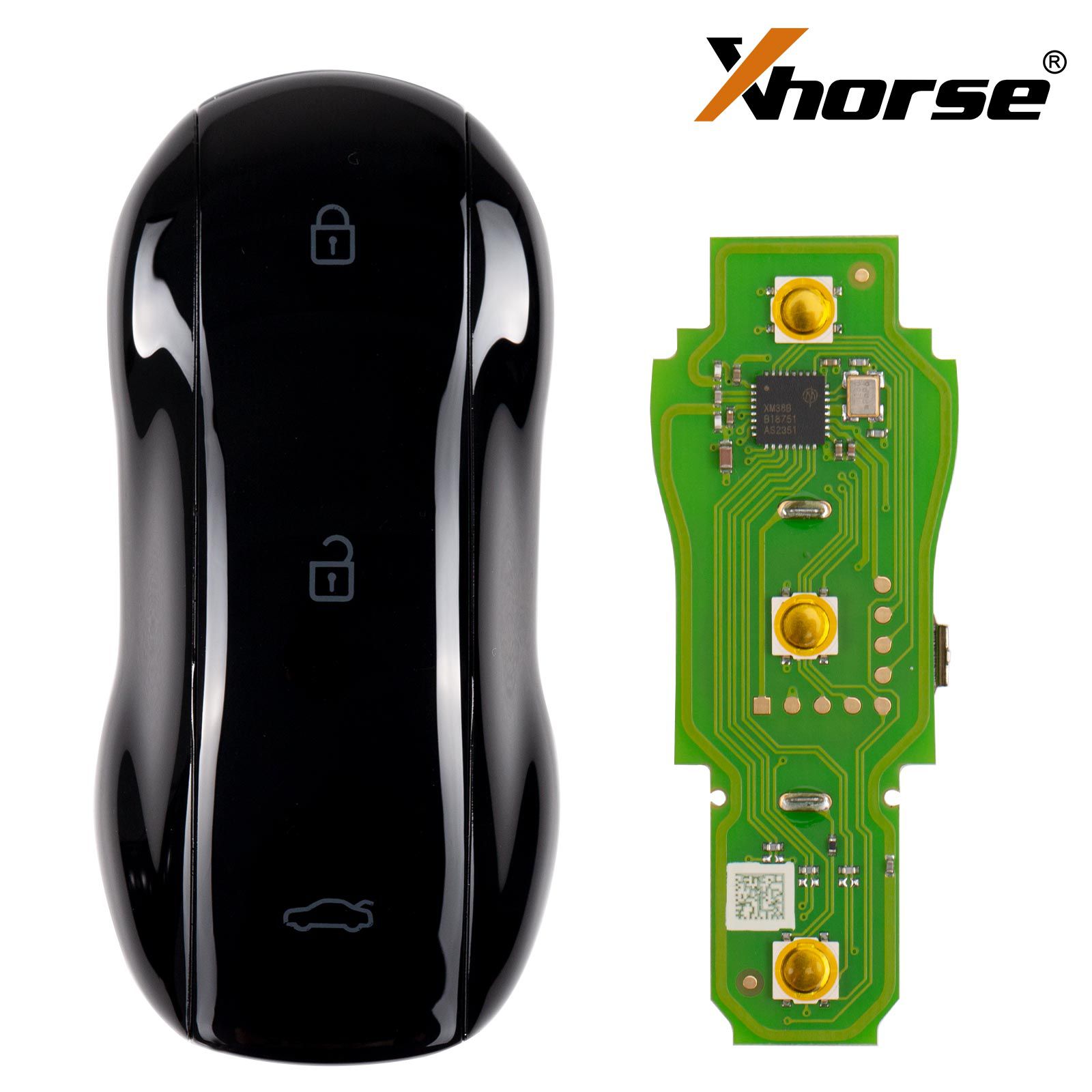 XHORSE XSSC01EN  XM38 TOY.T Univesal Smart Key Supercar Style Glossy Black Color