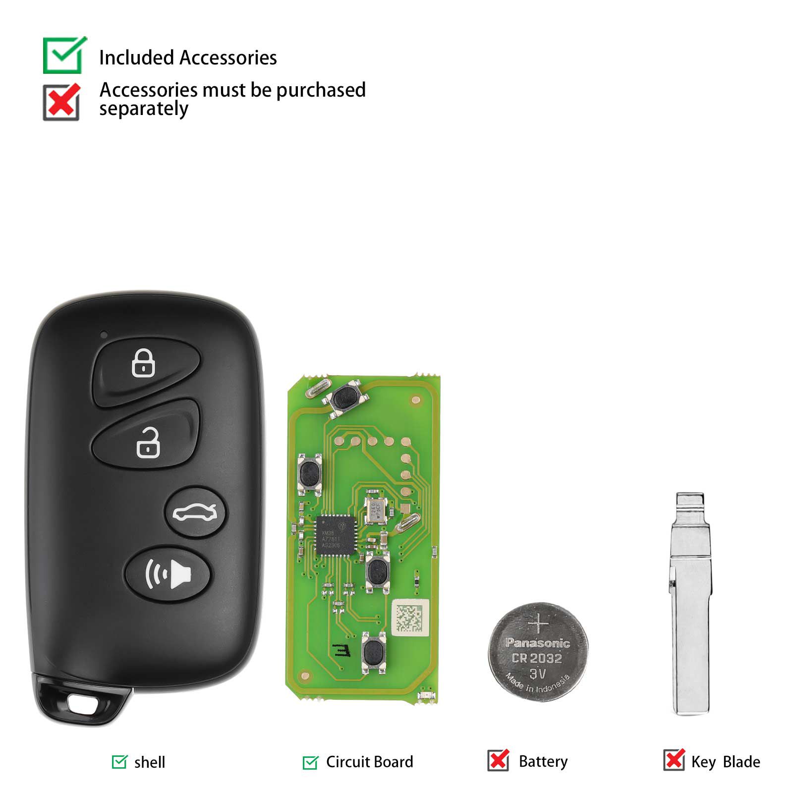 XHORSE XSTO03EN TOY.T XM38 Universal Smart Key