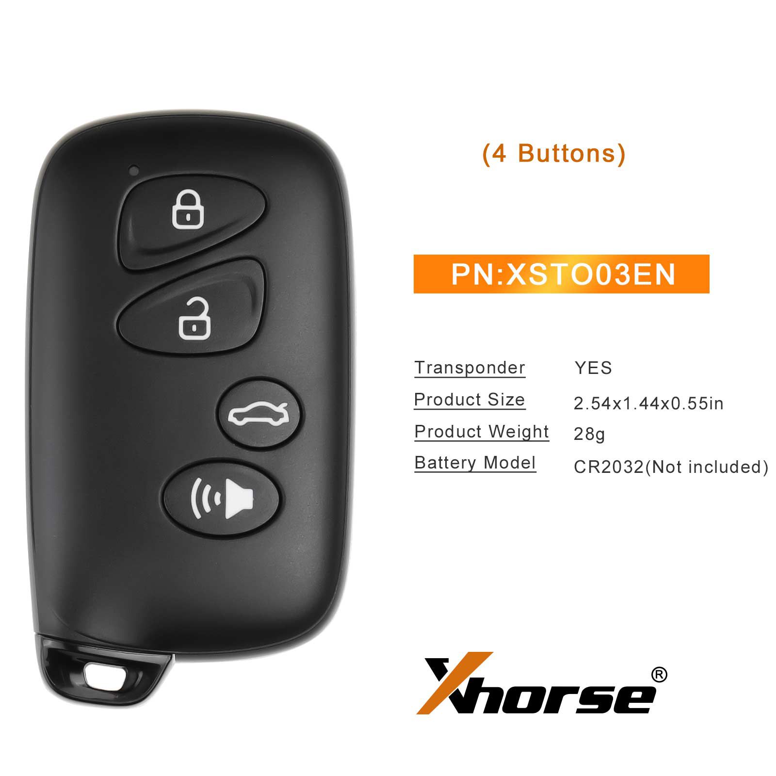 XHORSE XSTO03EN TOY.T XM38 Universal Smart Key