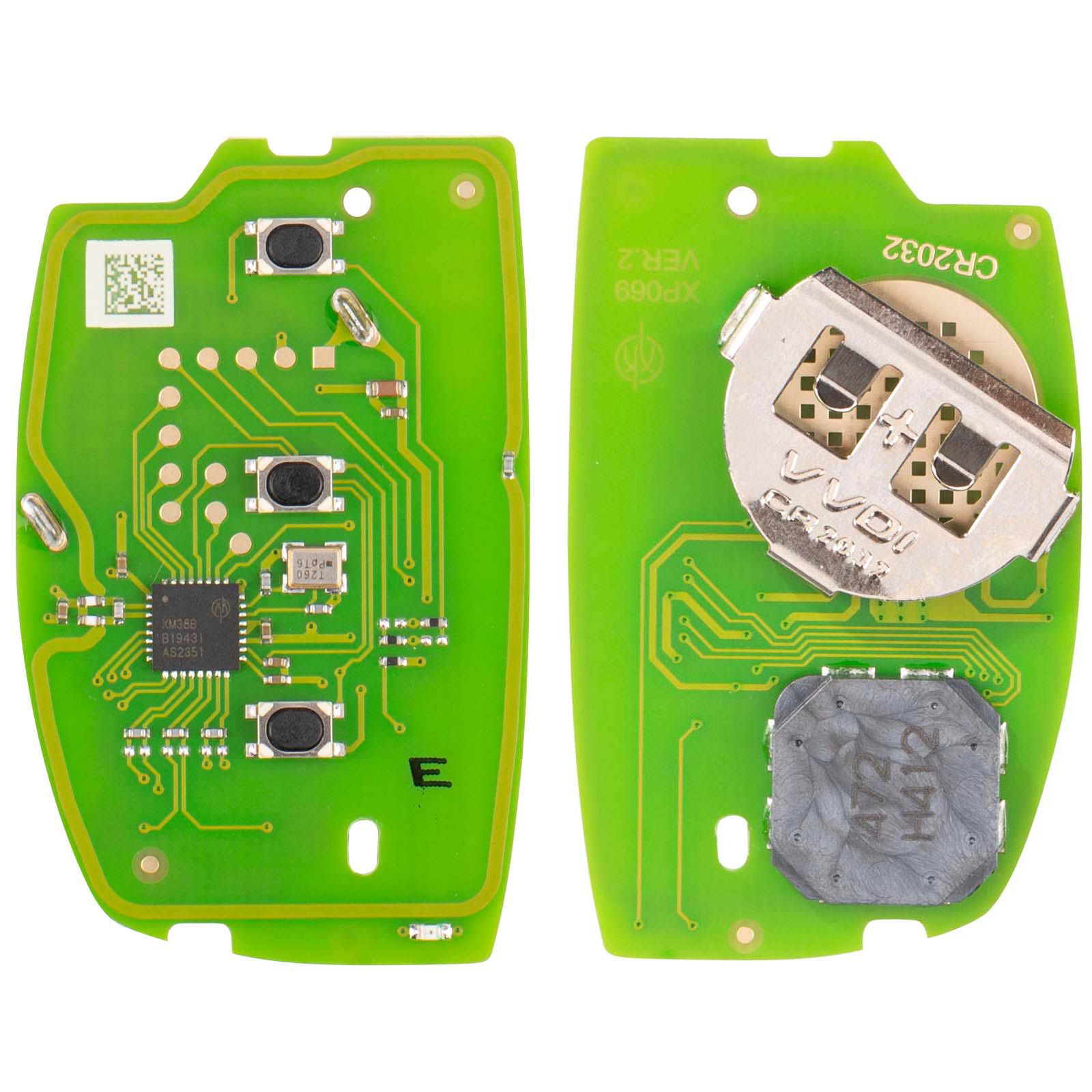 2024 XHORSE XZHY84EN XZ Series XIAN.D i25 Special PCB Board for Hyundai Models 3 Buttons 5pcs/lot