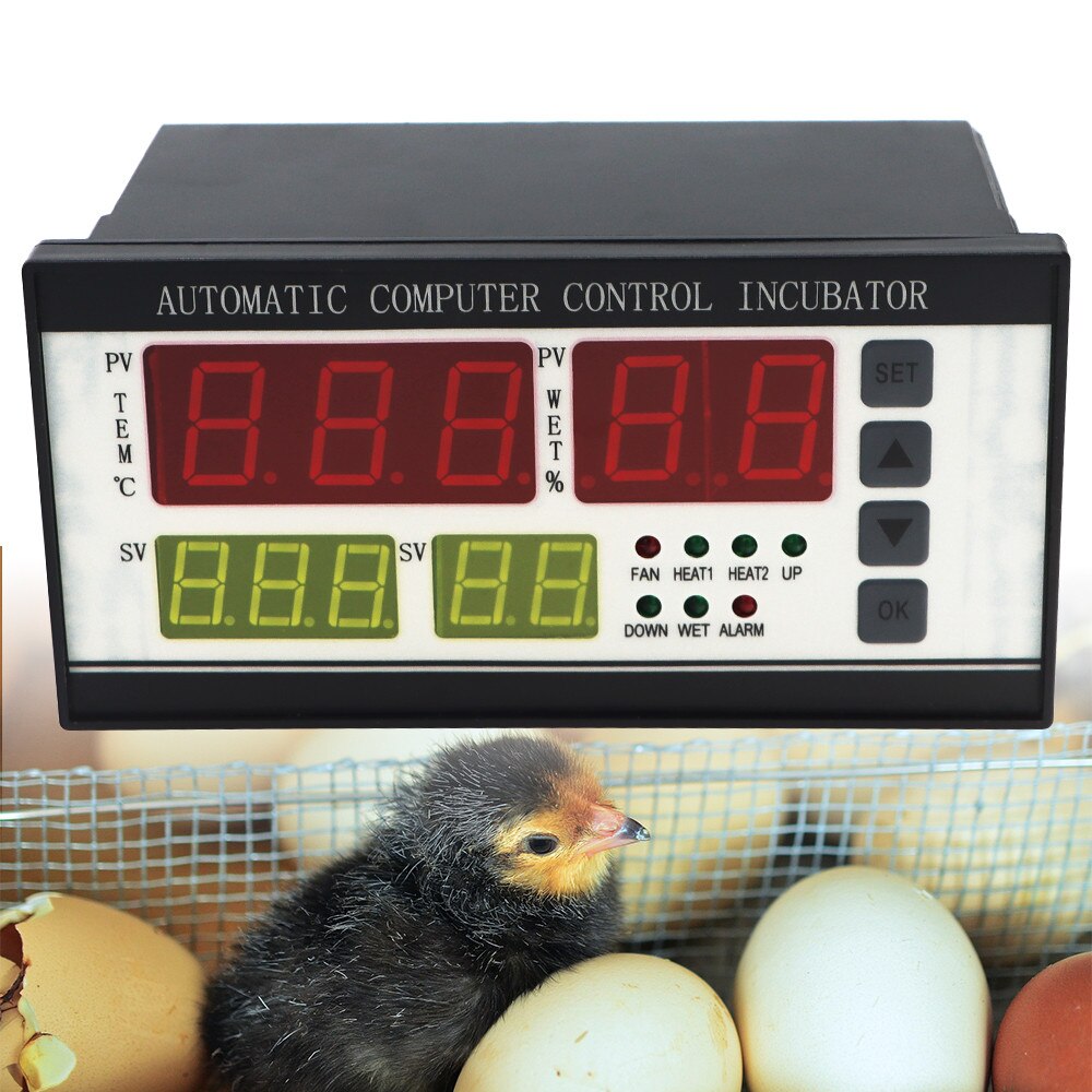 XM-18 Mini Digital automatic egg incubator control system computer control incubator Poultry incubator Egg Hatcher system 40%off