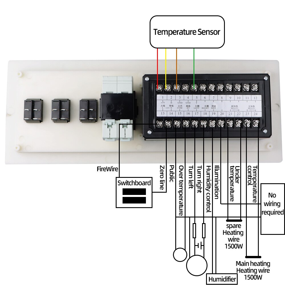 XM-18SE Egg Incubator Incubator Controller Multifunction Controller Full Automatic Control Temperature Humidity Sensor Probe