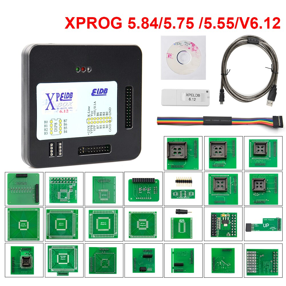 XProg-M Xprog m V5.55 V6.12 V6.17 V6.26 V6.50 ECU Chip Tunning Programmer X Prog M Box 6.26 6.12 6.50 XPROG-M 5.55