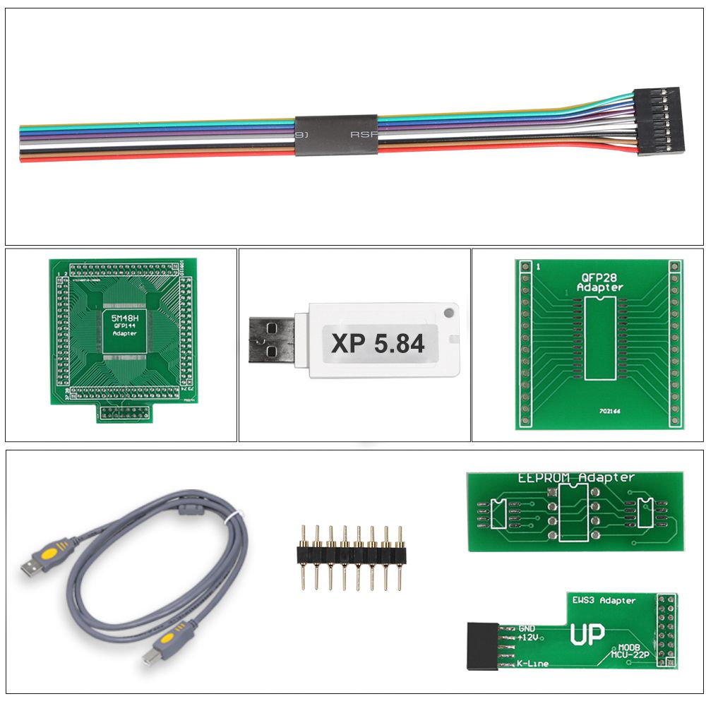 Latest Version X-PROG Box ECU Programmer XPROG-M V5.84 with USB Dongle Free Shipping