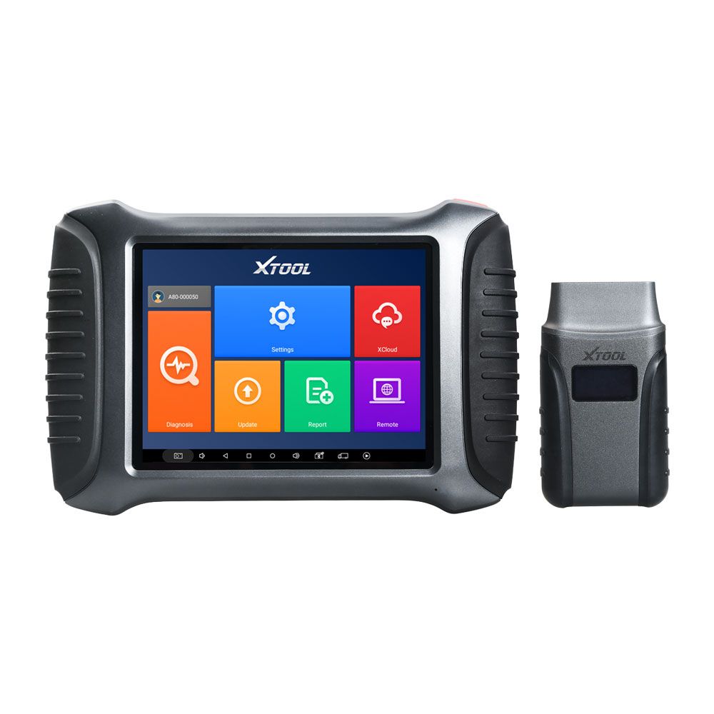 XTOOL A80 H6 Full System OBDII Car Diagnostic Tool Supports Programming/Odometer Adjustment with EEPROM Adapter Free Update Online