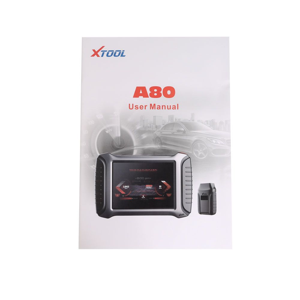 XTOOL A80 H6 Full System OBDII Car Diagnostic Tool Supports Programming/Odometer Adjustment with EEPROM Adapter Free Update Online