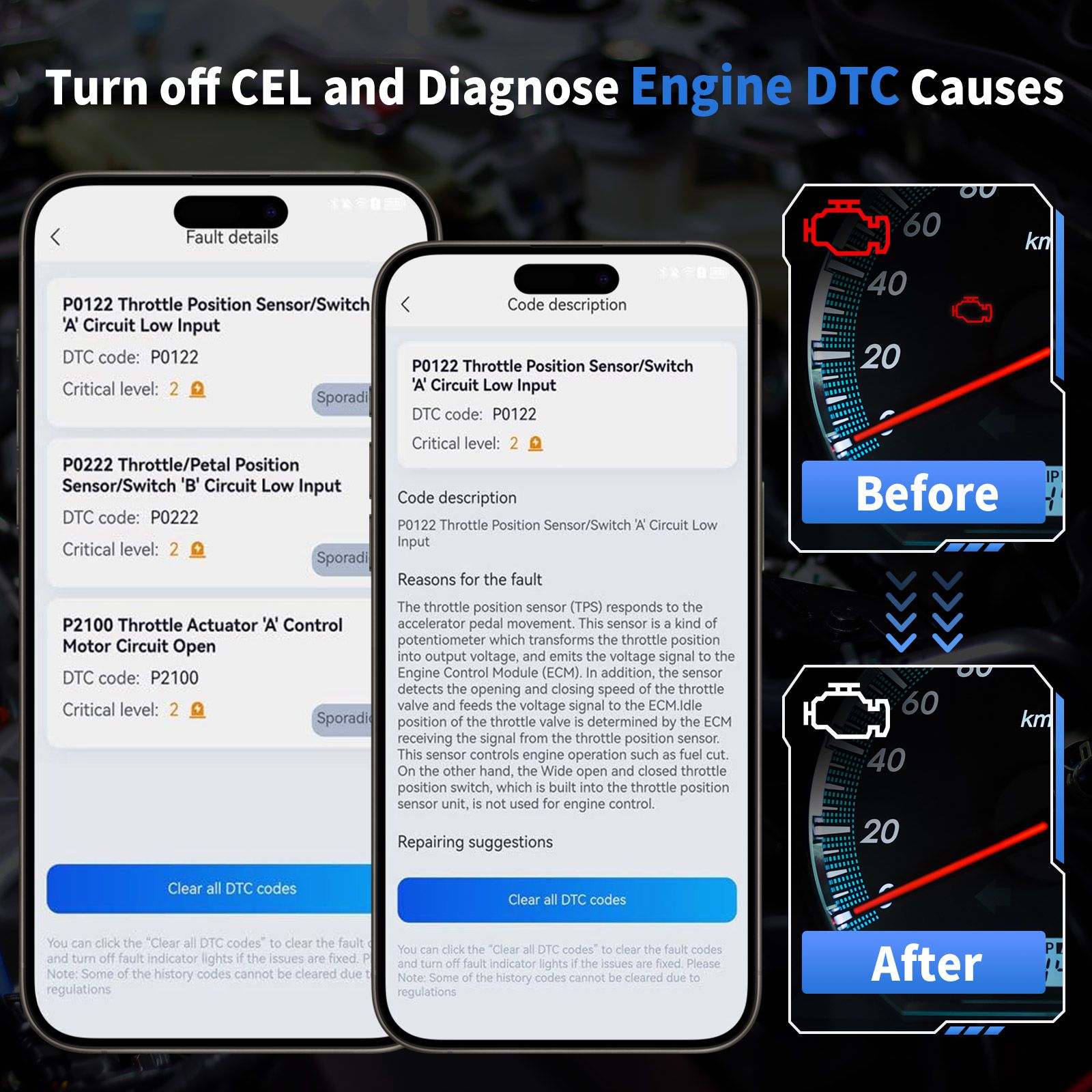 XTOOL AD20 PRO OBD2 Diagnostic Scanner ELM 327 Code Reader with HUD Function Auto Scanner Full System Diagnoses