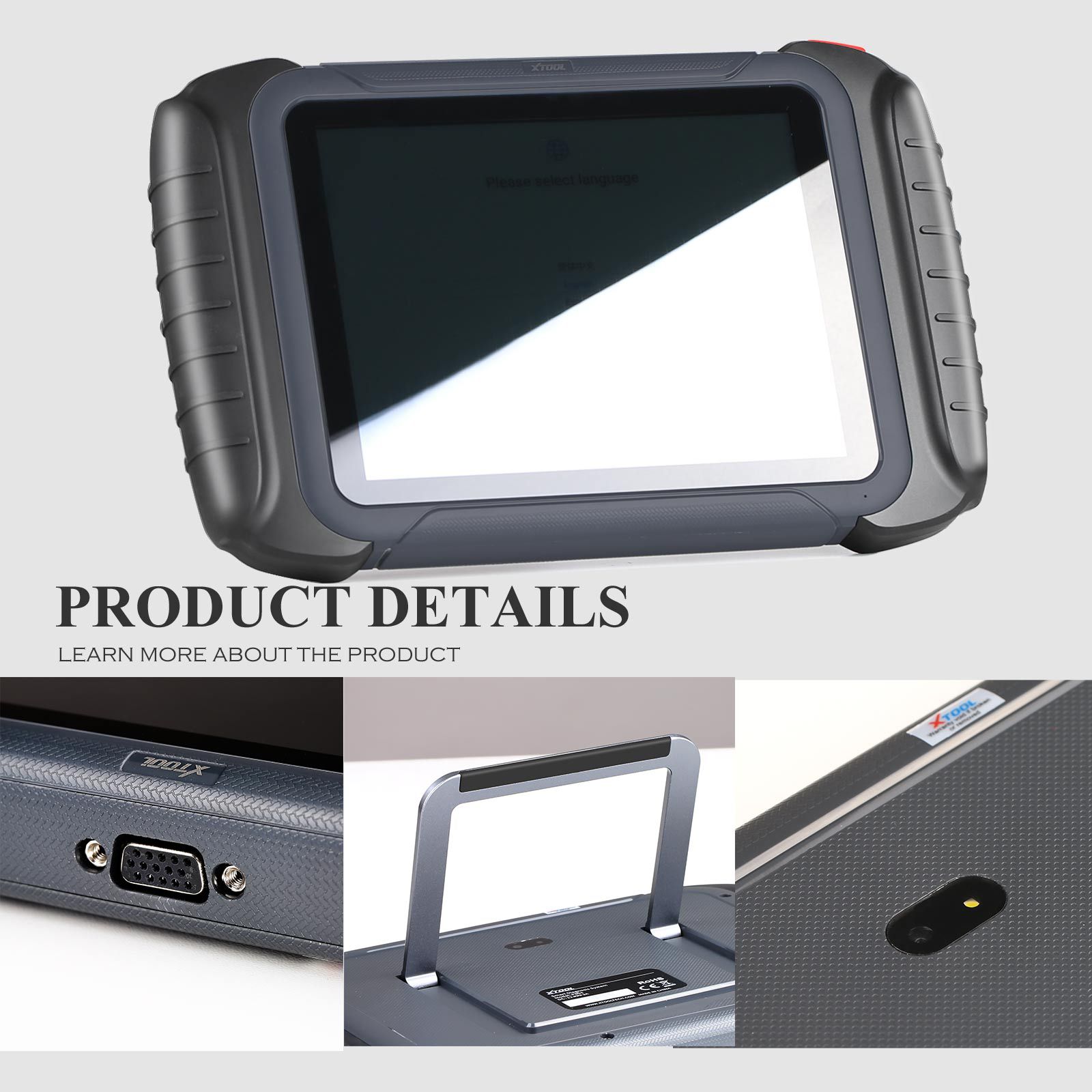 XTOOL D8 Automotive Scan Tool Bi-Directional Control OBD2 Car Diagnostic Scanner+ECU Coding 38+ Services+Key Programming