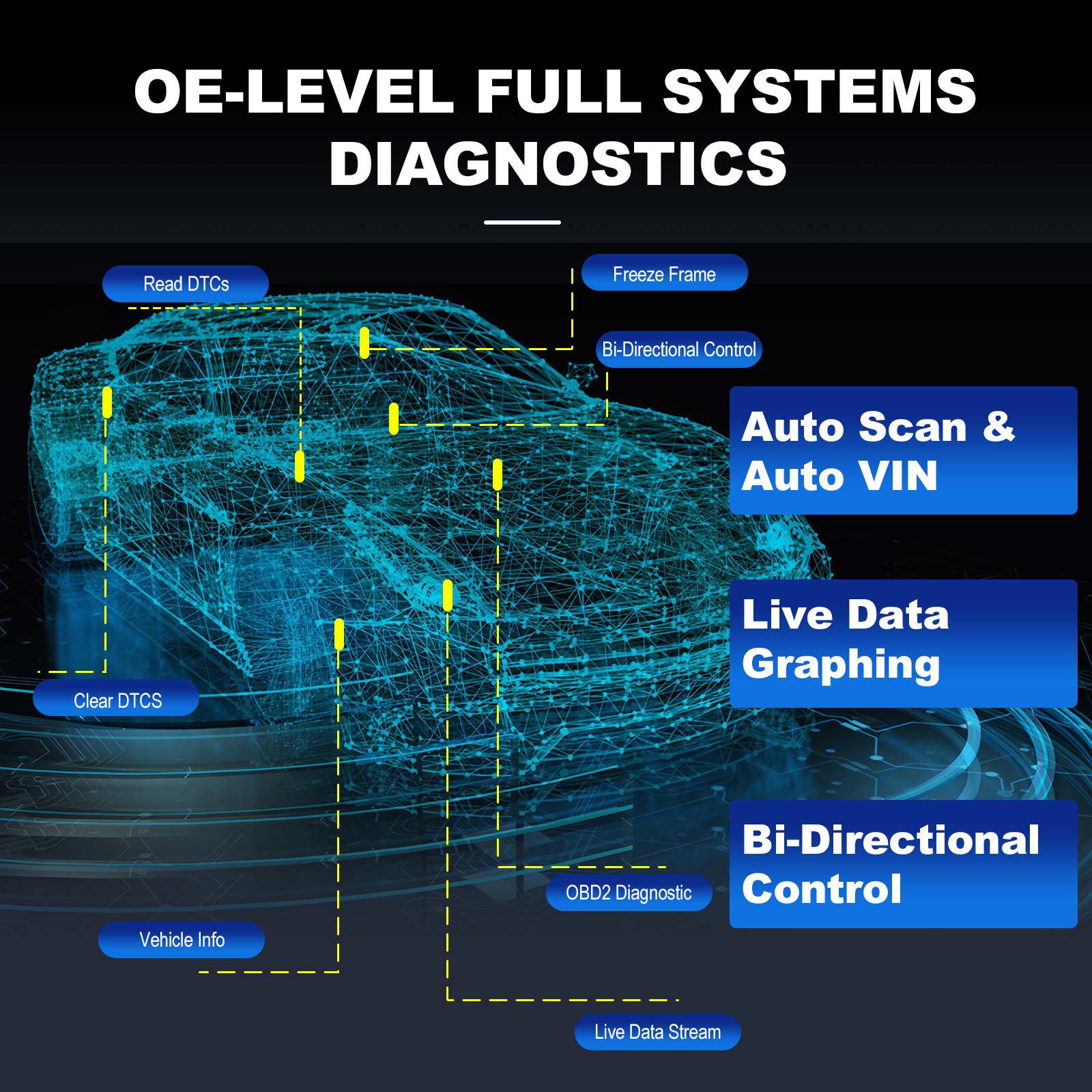XTOOL D8BT Full System Diagnostic Tool Active Test With 38 Service Functions ECU Coding Support CAN FD
