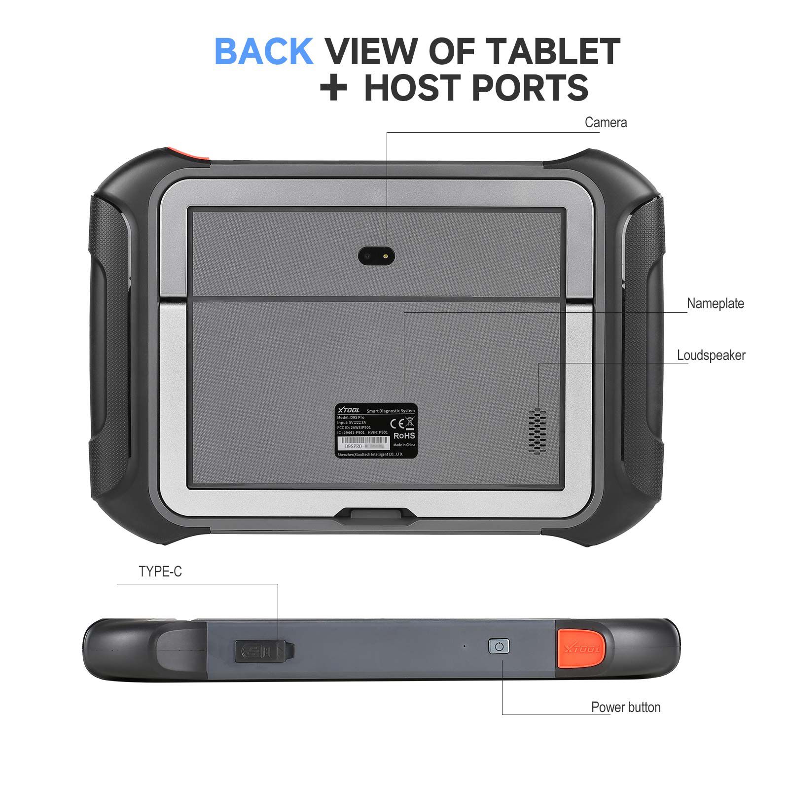 2024 XTOOL D9S Pro Wifi Connection Auto Diagnostic Scanner Support ECU Coding Topology Mapping Key Programming 42 Service Functions CAN FD DoIP