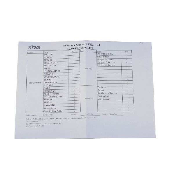 Original XTOOL EZ500 Full-System Diagnosis for Gasoline Vehicles with Special Function Sames as Xtool PS80