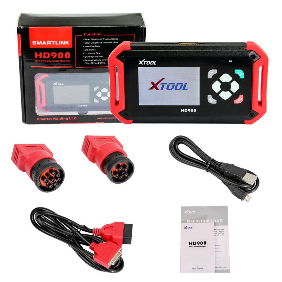 Latest Original XTOOL HD900 Heavy Duty Truck Code Reader Replace PS201 Diagnosis No Need Activation