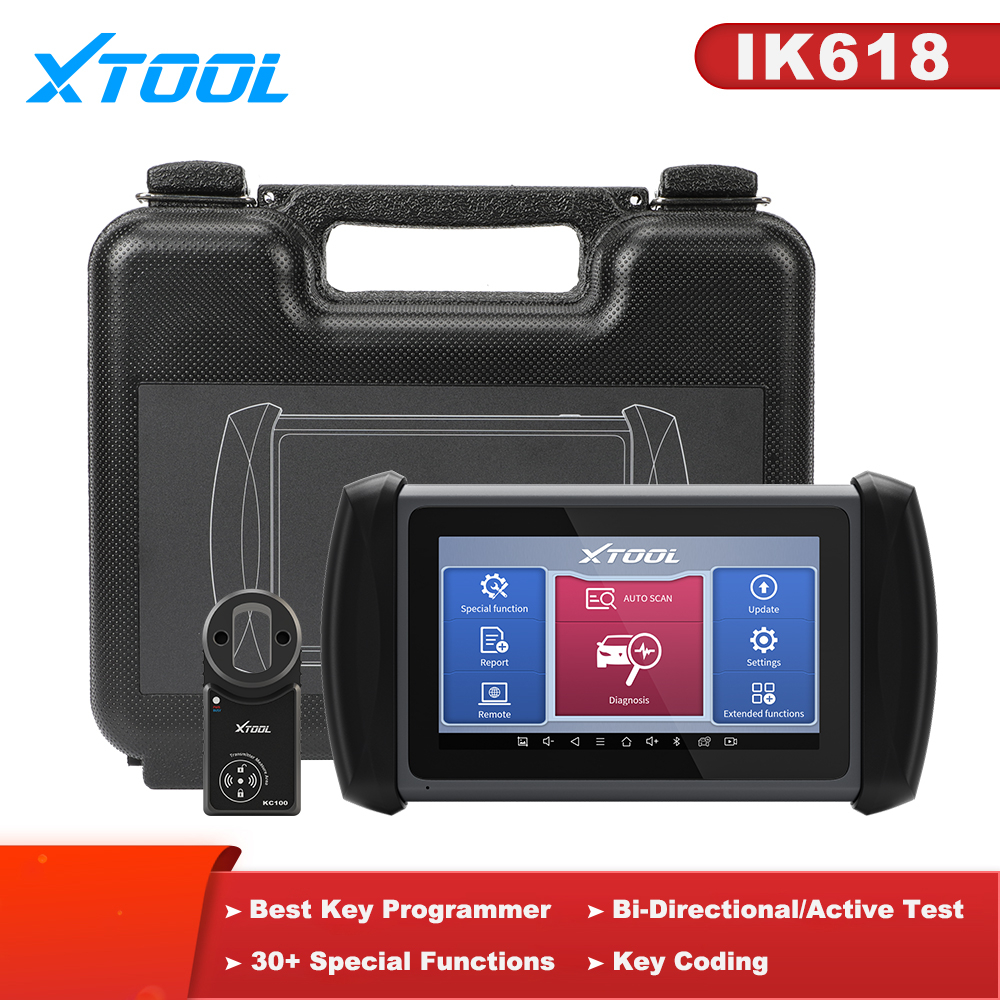 Newest XTOOL IK618 X100 Key Programmer Car OBD2 Diagnostic Tools X100PAD3 Key Programmer 30+ Reset Serve Bi- Directional Control