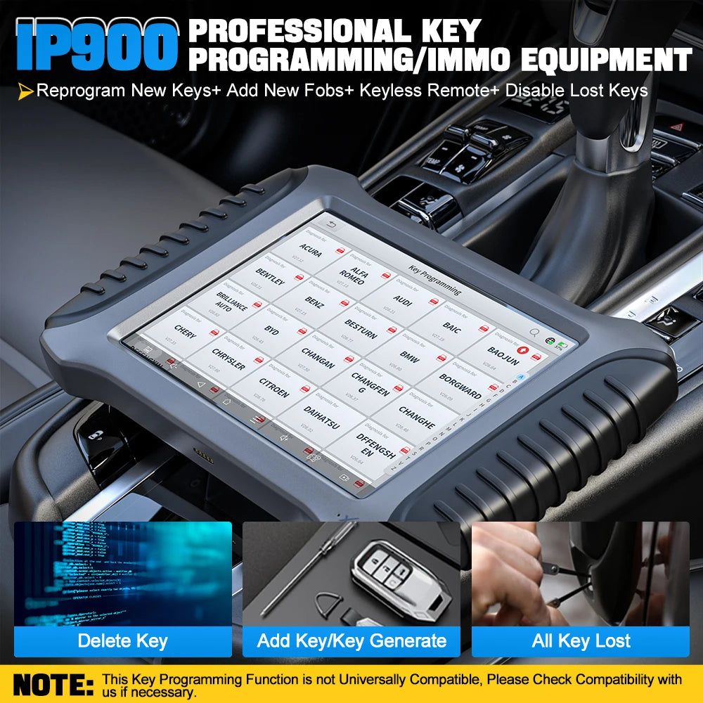XTOOL InPlus IP900 OE-Level Full System Diagnostic Support ECU Coding DOIP / CANFD Protocol & FCA AutoAuth