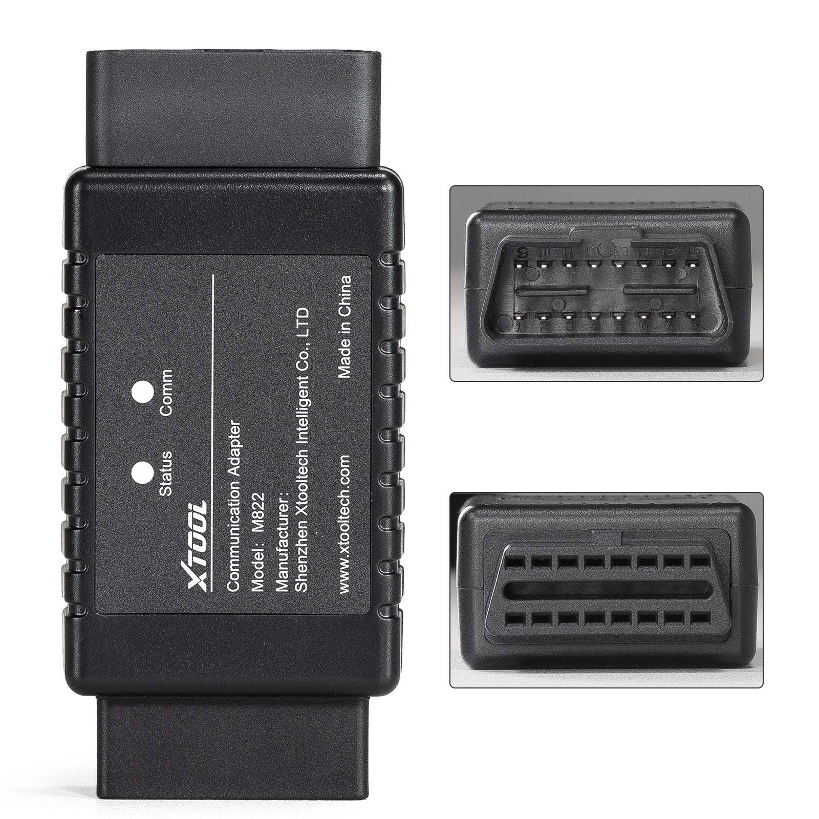 XTOOL M822 TOYOTA Adapter works with KC501/ KS-1 Emulator for X100PAD3/X100PAD Elite/X100MAX For Toyota 8A All Key Lost Programming