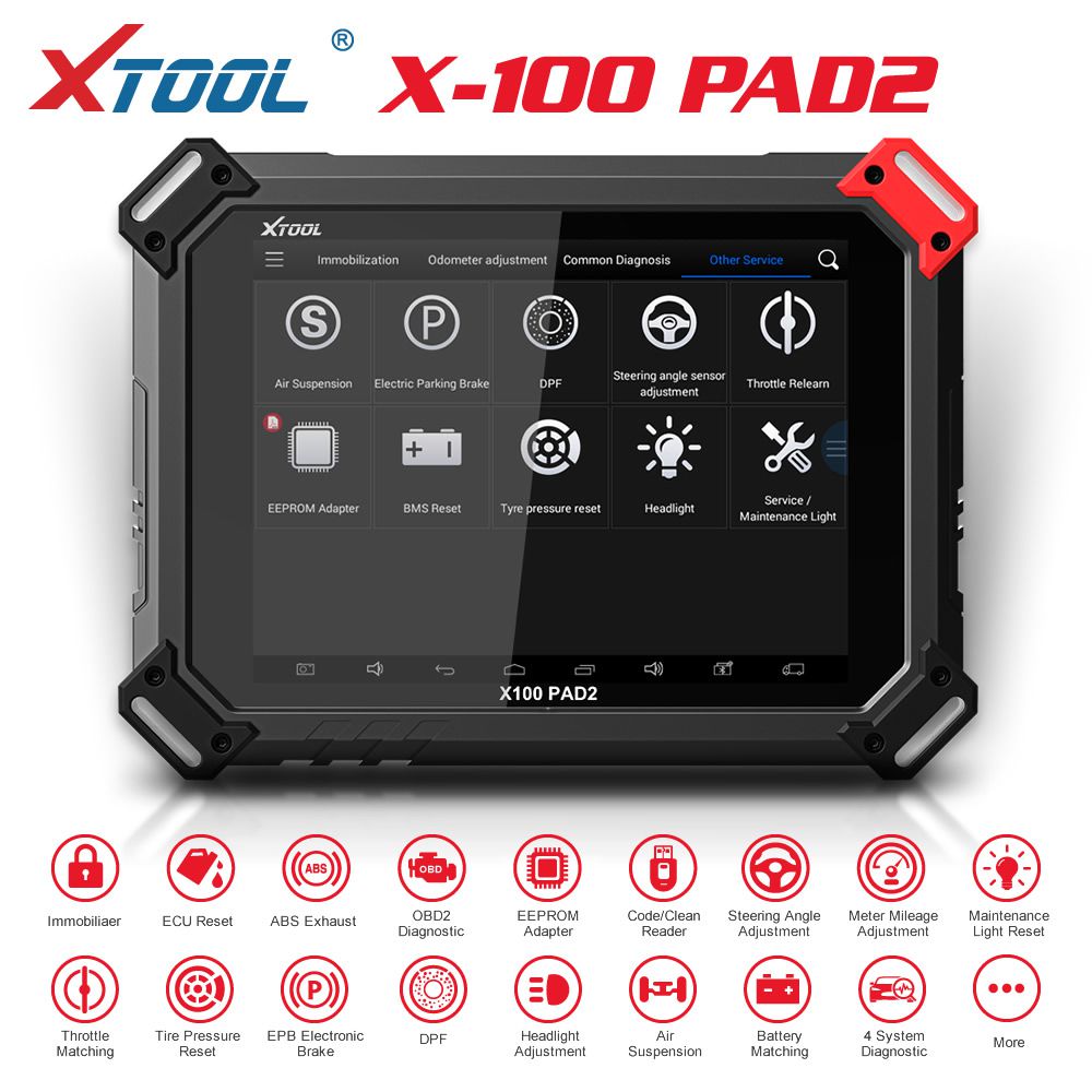 XTOOL X-100 PAD 2 Special Functions Expert Update Version of X100 PAD