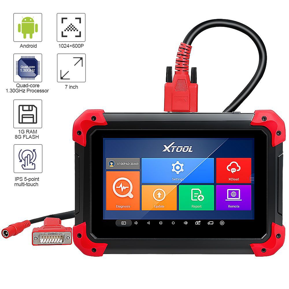 XTOOL X100 PAD X-100 Auto Car Key Programmer with Built-in VCI Supports Oil Reset and Odometer Correction Obd2 Diagnostic All Key