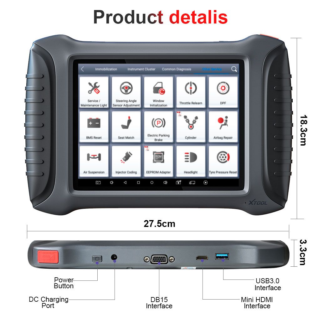 XTOOL X100 PAD3 Plus KS-1 Key Emulator for Toyota Smart Key/Lexus/VW/BMW Key Programming and All Key Lost