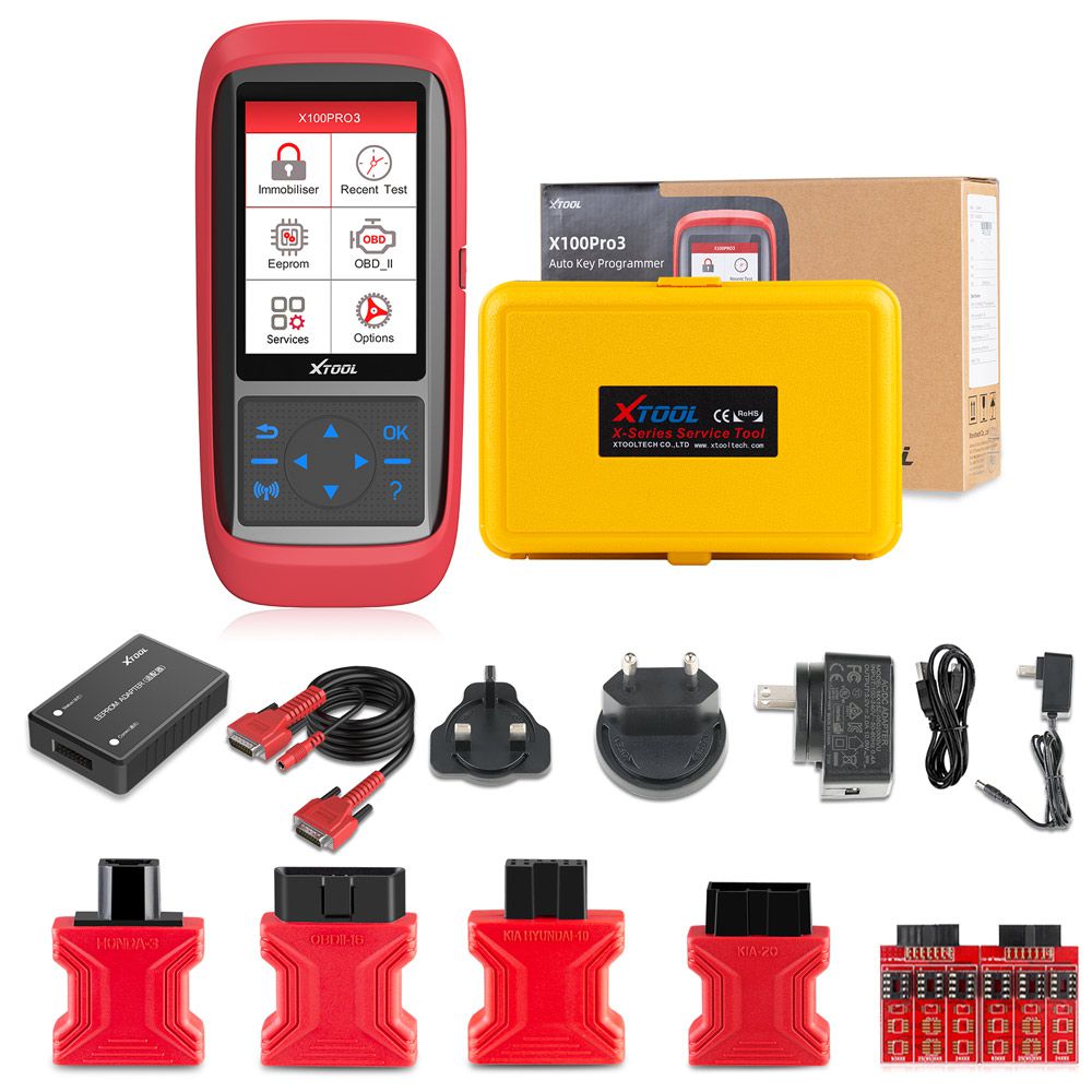 XTOOL X100 Pro3 Professional Auto  OBD2 Key Programmer Add EPB, ABS, TPS Reset Functions Free Update Lifetime