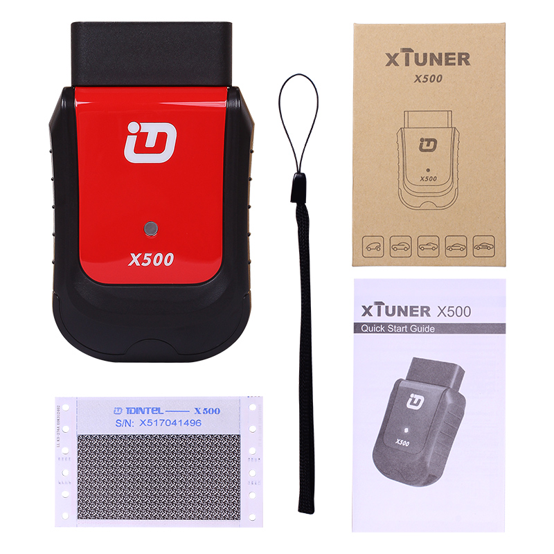 XTUNER X500+ Auto OBD2 Special Functions Diagnostic Tool Supports Android for Engine,ABS,Battery,DPF,EPB,Oil,TPMS,IMMO