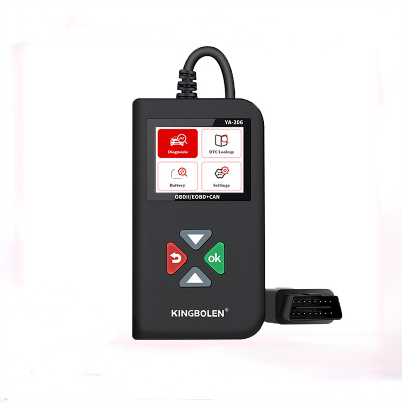 YA206 Code Reader Car Scanner Engine check OBDII EOBD Battery Test Auto Diagnostic Tool OBD2 Scanner PK CR3001 AL319