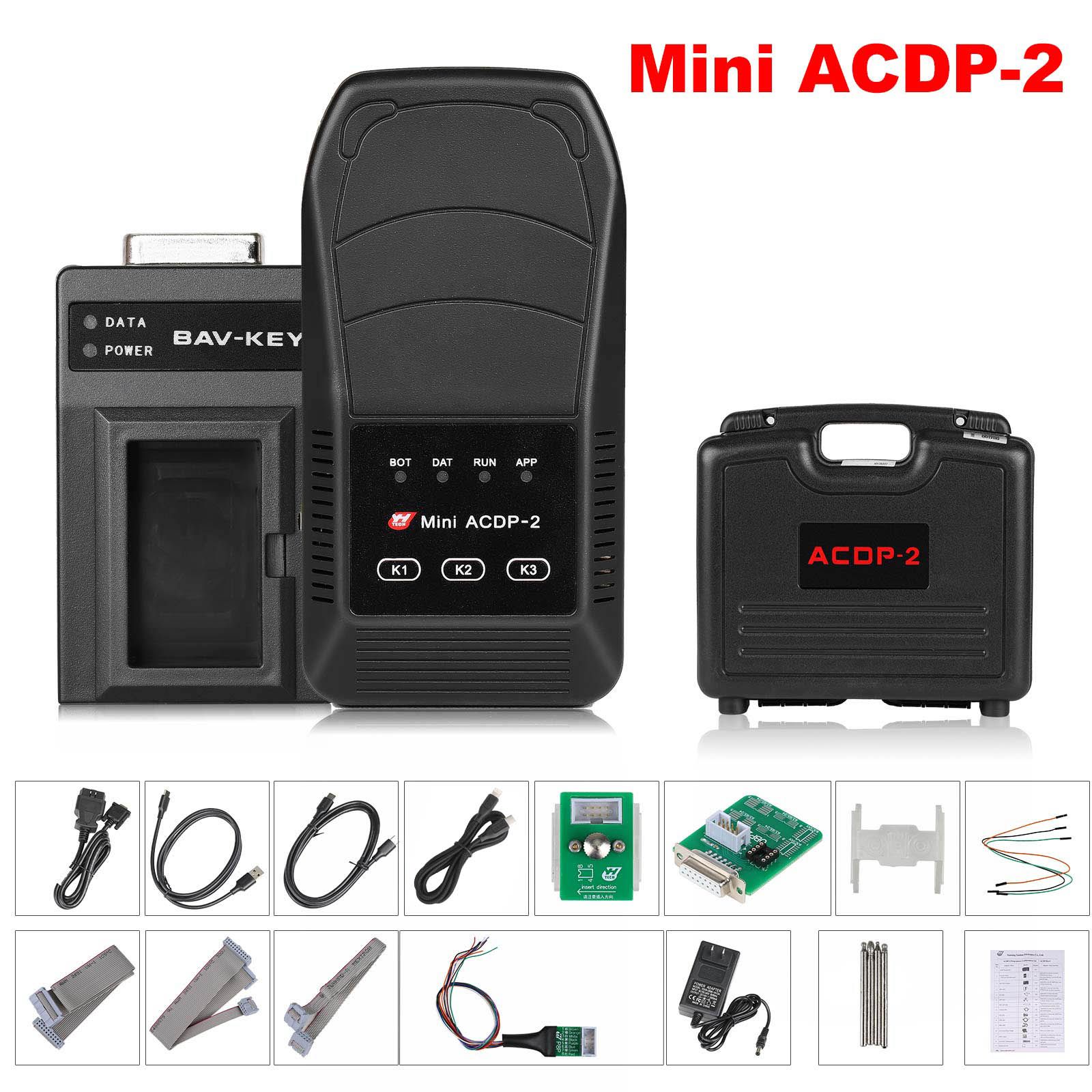 2025 Yanhua ACDP-2 BMW G Series Package ACDP2 Hardware + Module 38 + BDC2 All Key Lost Platform + LF Smart Key Antenna