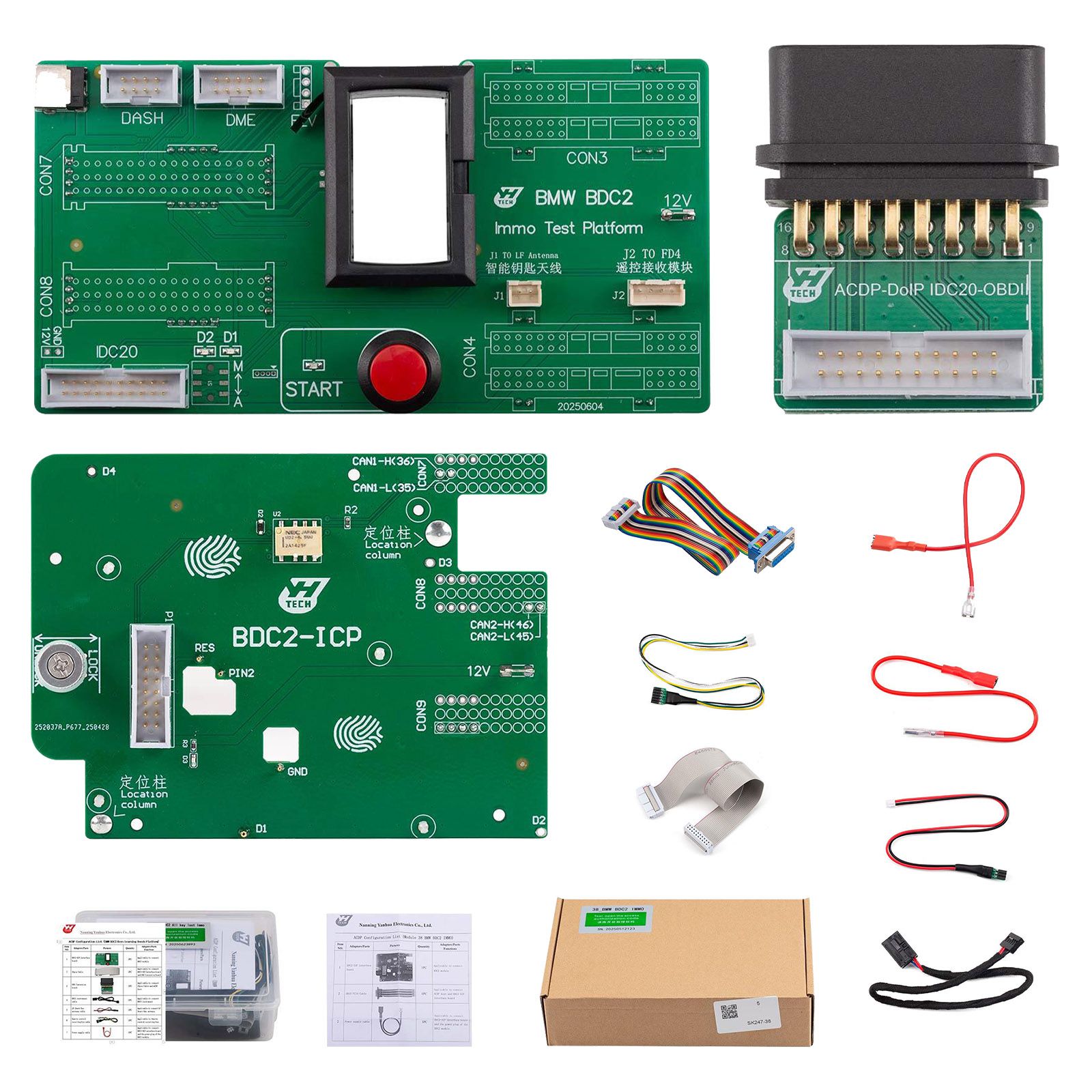 Yanhua ACDP-2 Module 38 with BMW BDC2 Keys Learning Bench Platform for BMW G Series BDC2 Key Matching Adding and All Keys Lost Free BDC3 BCP Board