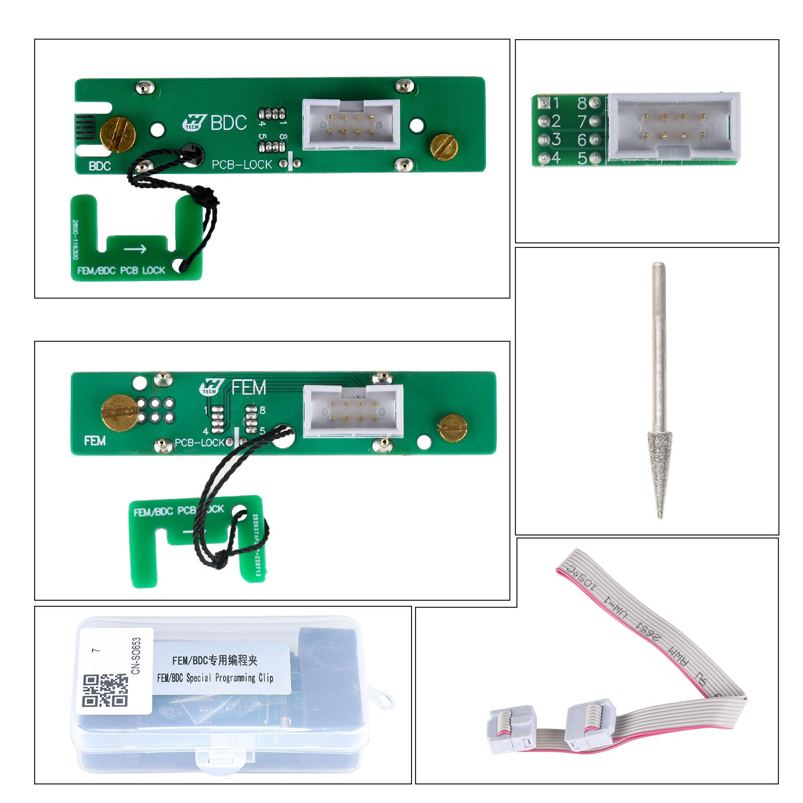 Yanhua FEM/BDC Special Programming Clip for 95128/95256 Chip Work with Yanhua ACDP/CGDI/VVDI/Autel/Launch X431