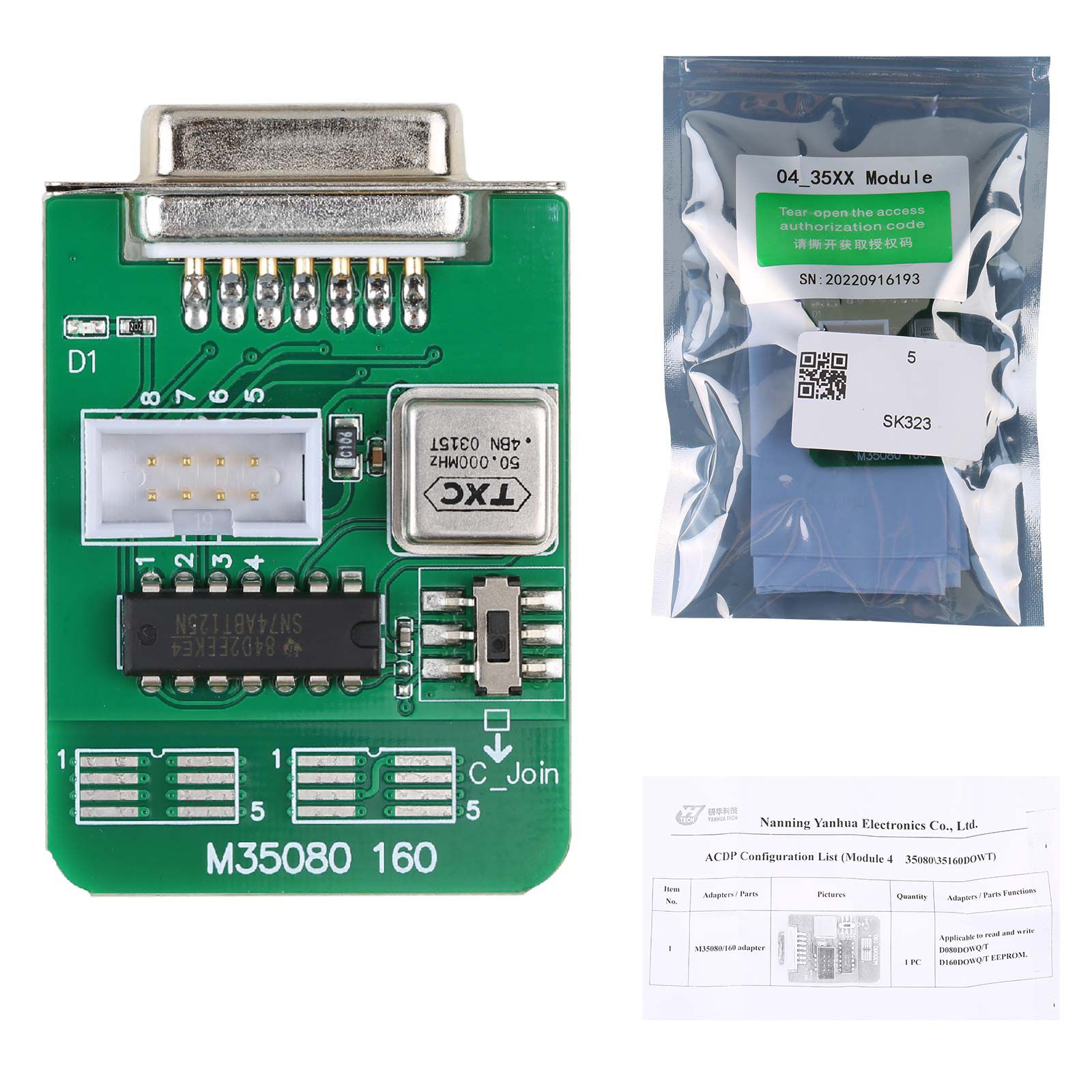 Yanhua Mini ACDP ACDP-2 Module4 BMW 35080, 35160DO WT EEPROM Read & Write with License A802
