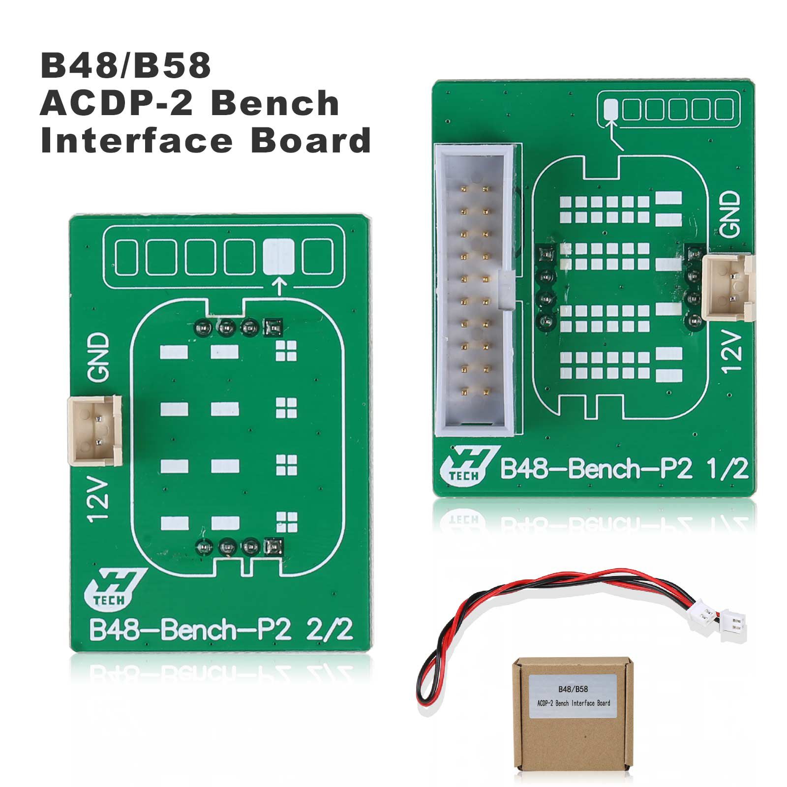 Yanhua Mini ACDP-2 BMW IMMO Package with Module1/2/3 for BMW CAS1-CAS4+/FEM/BMW DME ISN Read & Write Added B48/N20/N55/B38 Bench Board