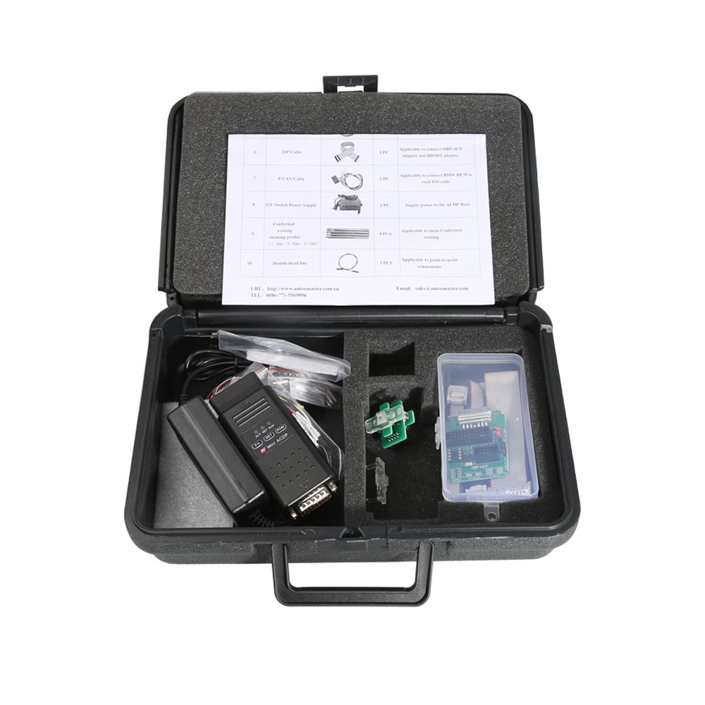 Yanhua Mini ACDP-2 Programmer with Module10 for Porsche BCM Package Key Programming Support Add Key & All Key Lost from 2010-2018