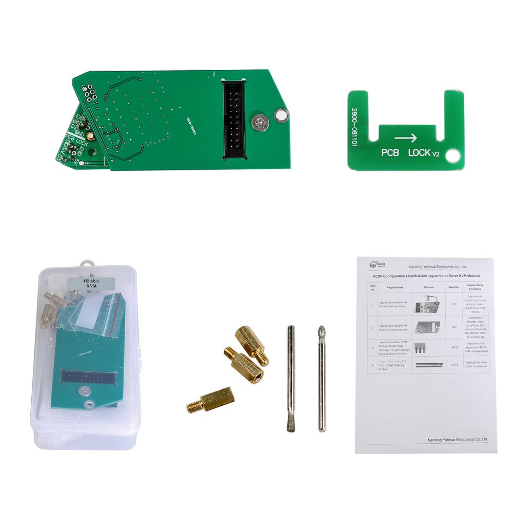 Yanhua Mini ACDP-2 JLR KVM Package with Module9 for Land Rover Key Programming Support JLR KVM from 2011-2019 Add Key & All Key Lost