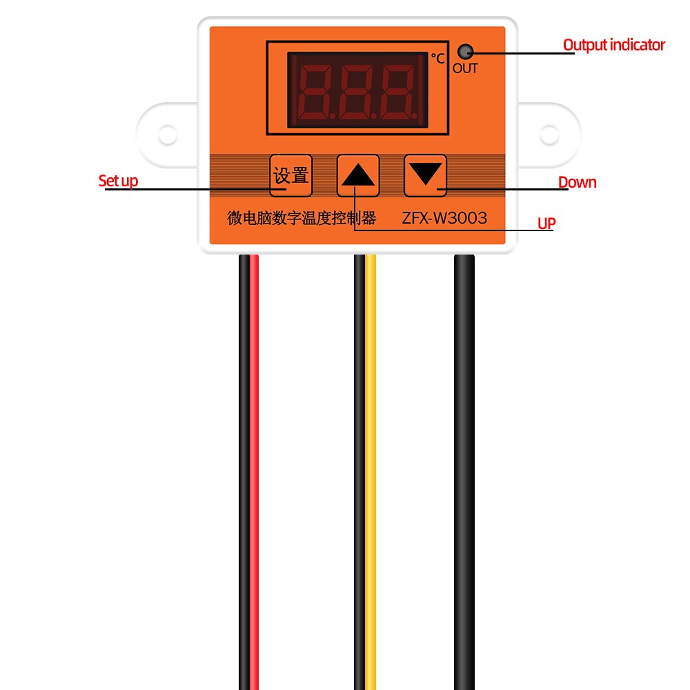 ZFX-W3003 Micro Temperature Controller Thermostat Thermoregulator Heating and Cooling Intelligent Incubator Water Temp Regulator