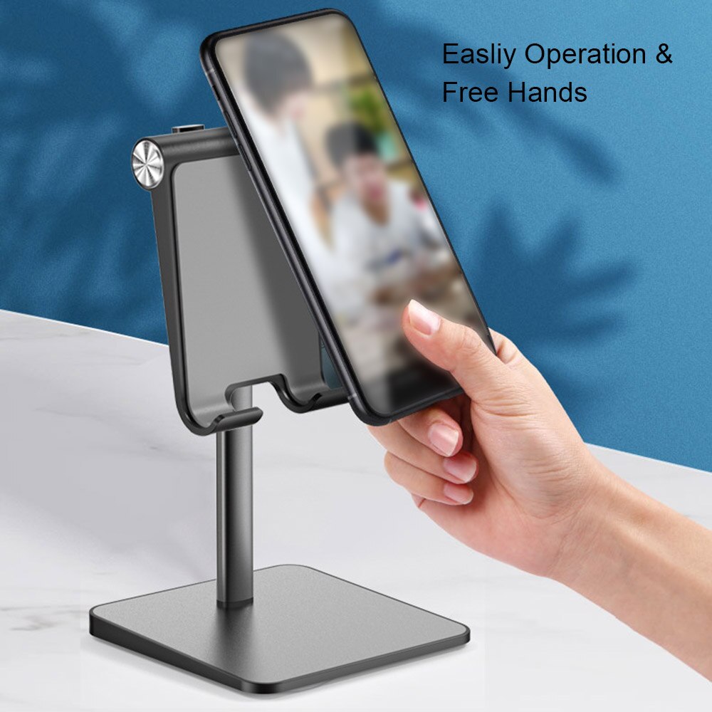 ZZJ-2 Smart Phone Tablet Telescopic Desktop Stand Holder For Samsung Huawei Oneplus Mobile Phone Universal Desk Bracket