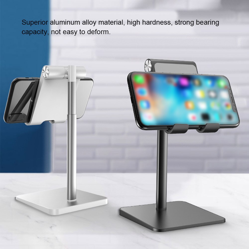 ZZJ-2 Smart Phone Tablet Telescopic Desktop Stand Holder For Samsung Huawei Oneplus Mobile Phone Universal Desk Bracket