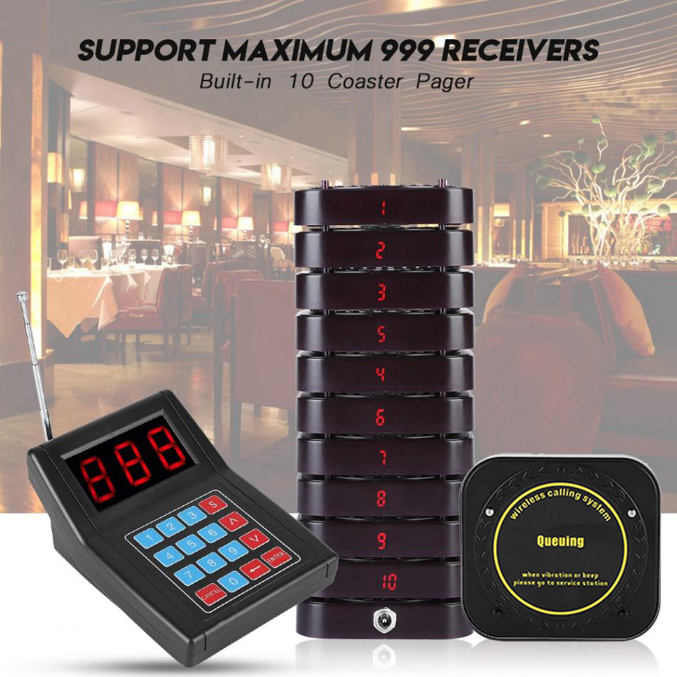 1-to-30 Restaurant Wireless Call Pager 