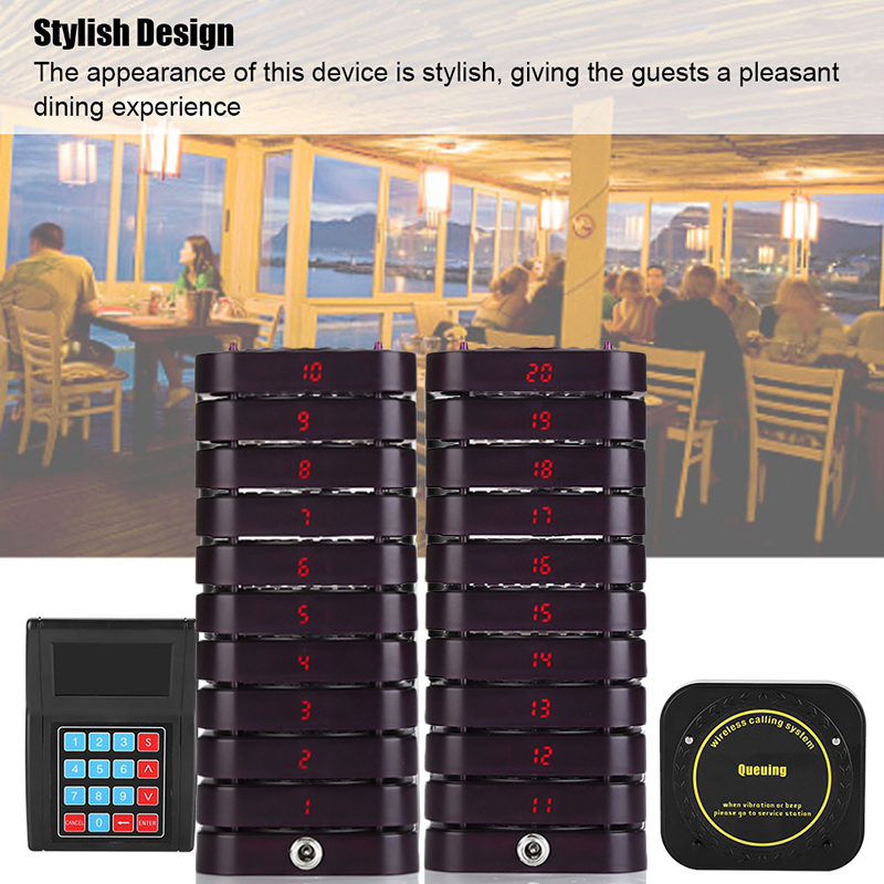 1-to-30 Restaurant Wireless Call Pager 