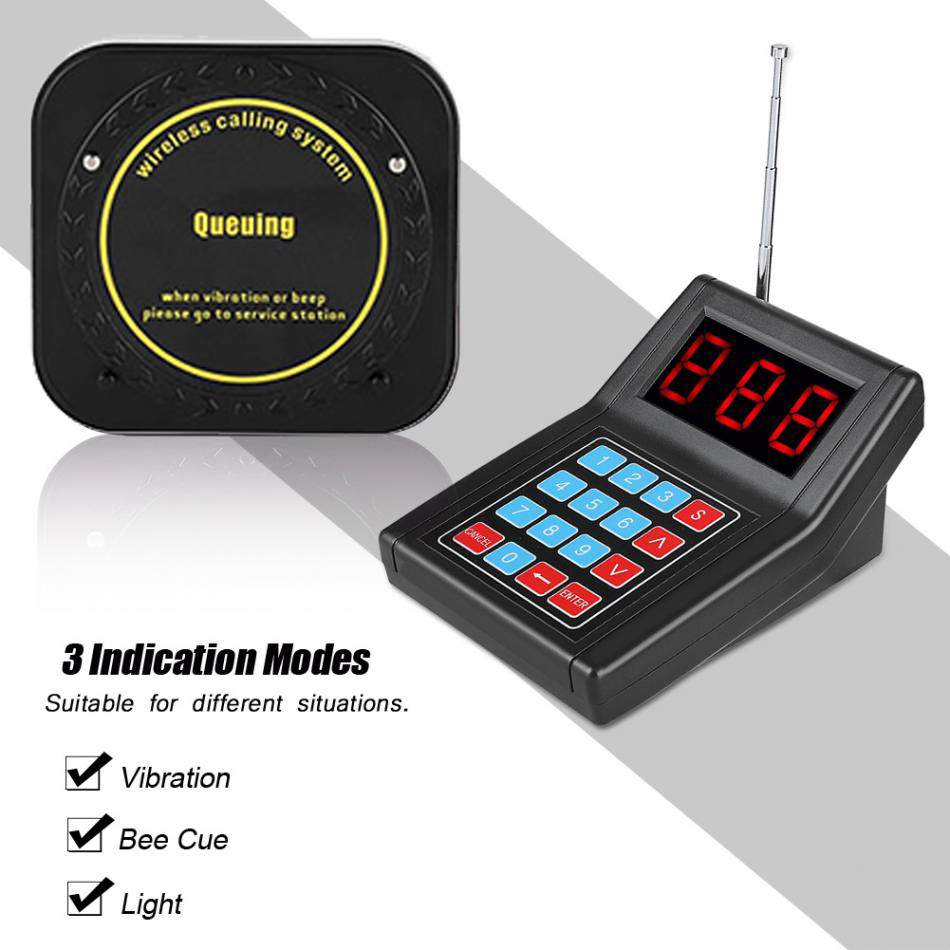 1-to-30 Restaurant Wireless Call Pager 