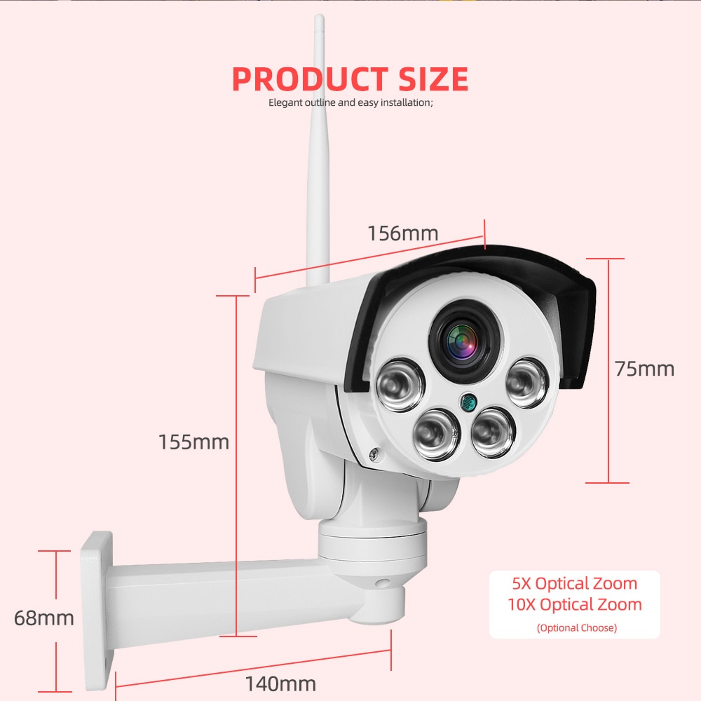 1080P 3G 4G PTZ Camera