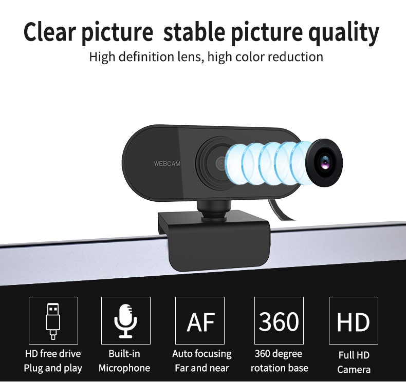 1080P Full HD Web Camera