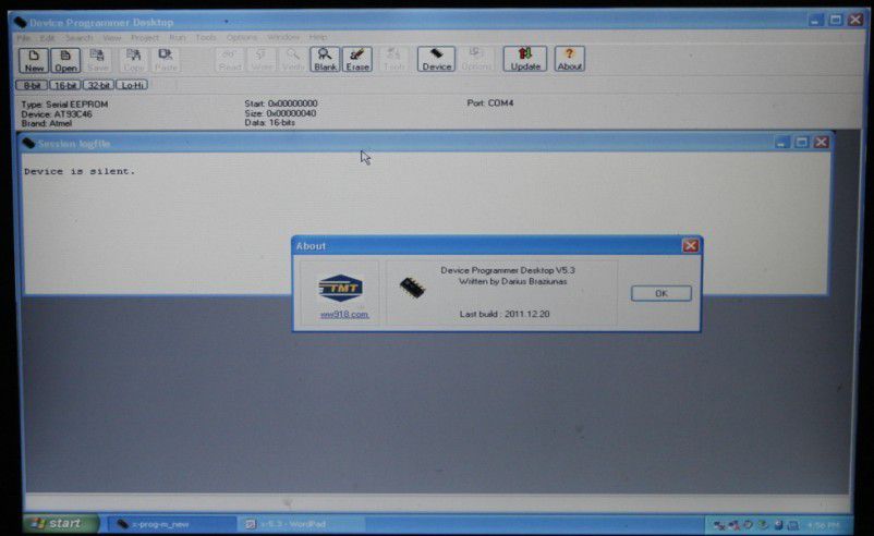 XPROG-M V5.3 software display 2