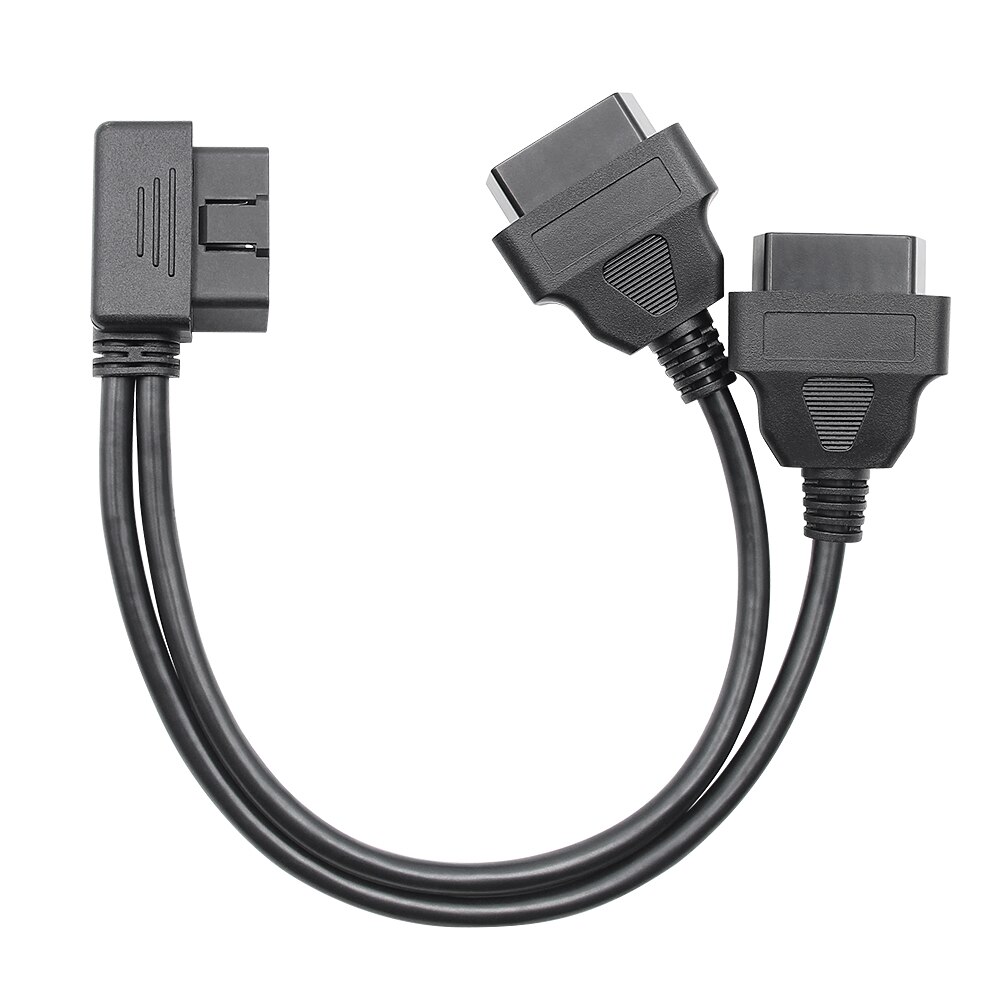 1ft 30cm OBD2 16 Pin Right Angle Splitter