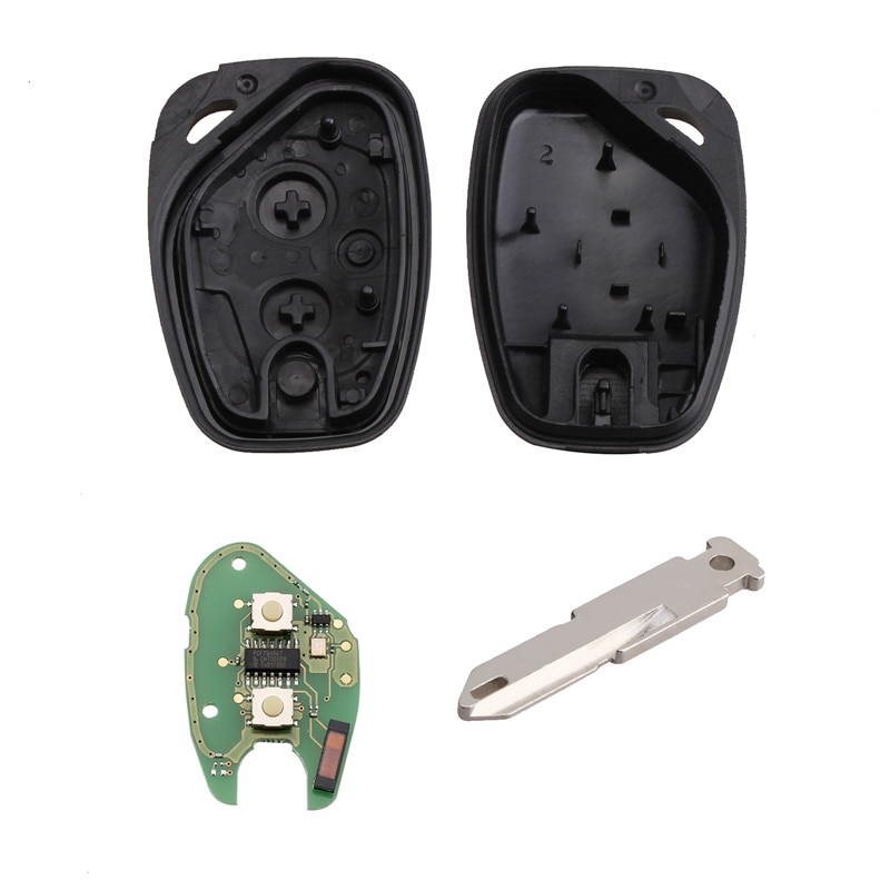 2 Button Small Remote Key Case Fob 433Mhz 