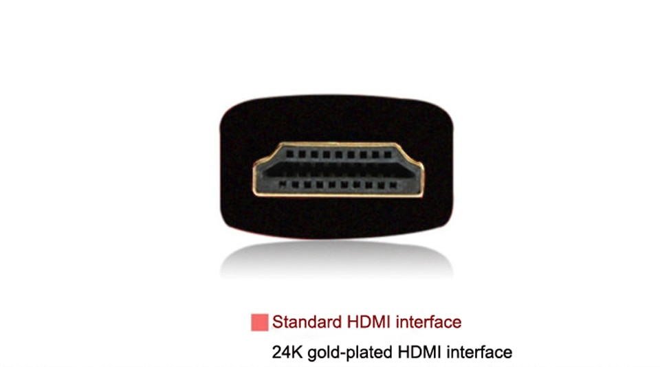 HDMI To DVI Cable 1080P Gold Plated Male to 24+1 Pin Mal