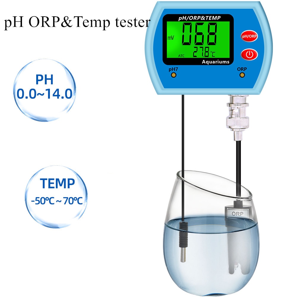 3 in 1 pH ORP&Temp tester Digital pH tester ORP meter