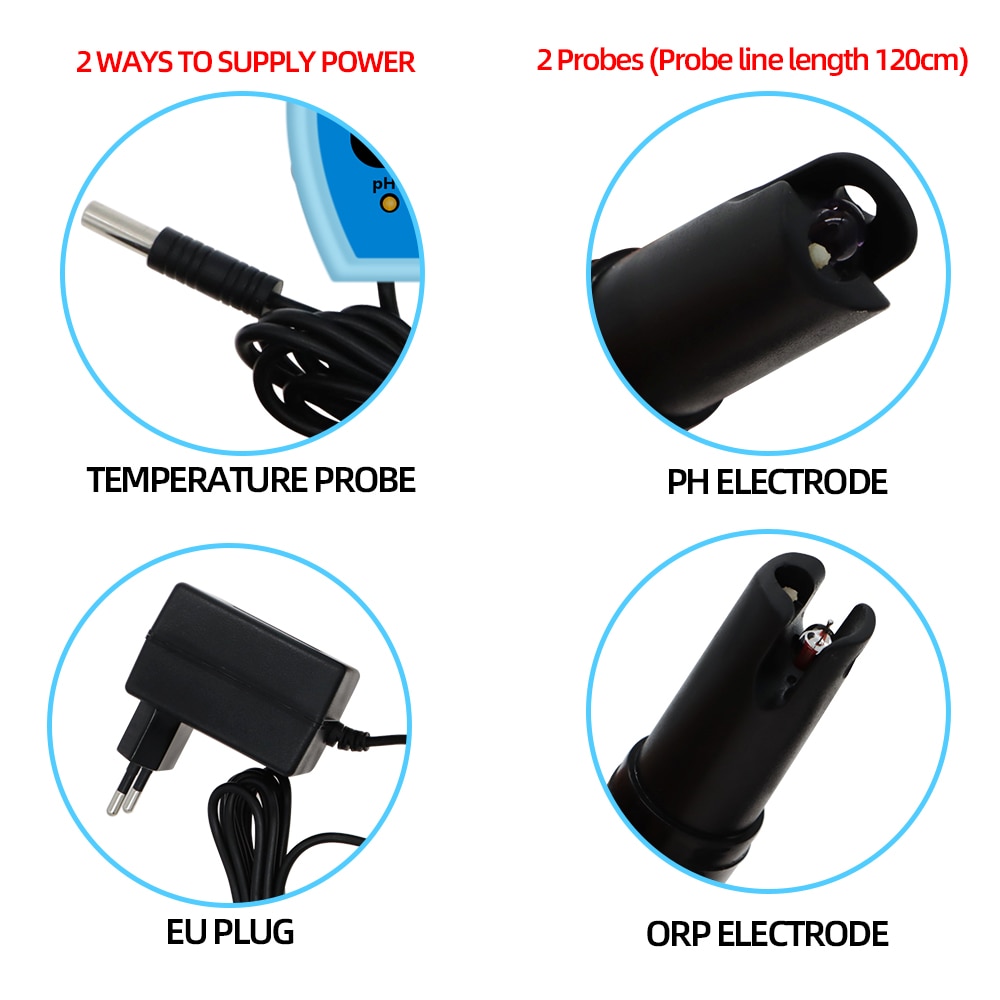 3 in 1 pH ORP&Temp tester Digital pH tester ORP meter