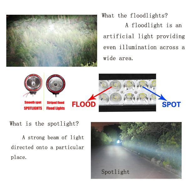 120 degree 30w led light bar flood light