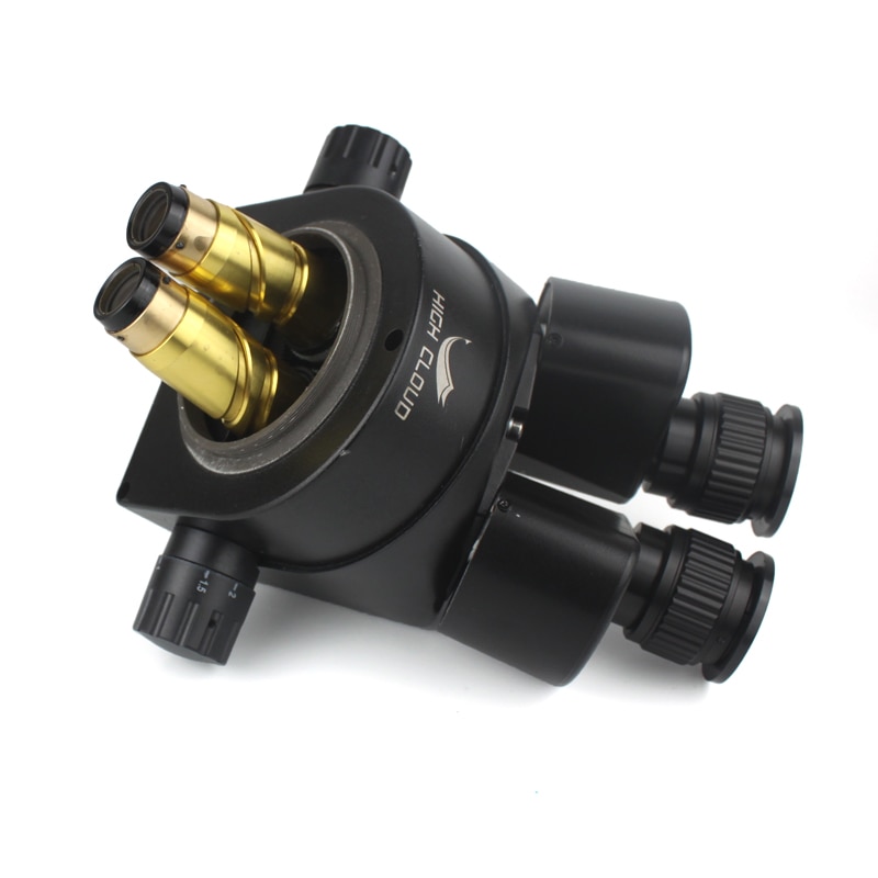 3.5X-90X Double Boom Zoom Simul Focal Trinocular Stereo